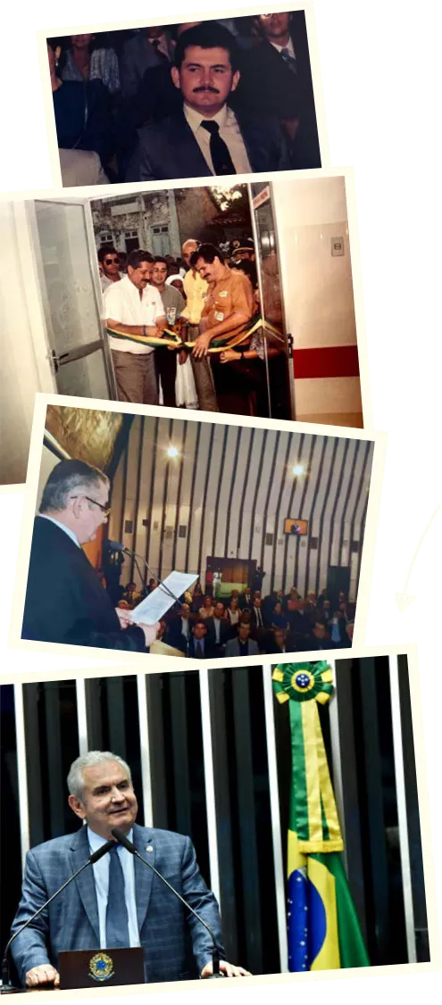 Trajetória em fotos do Senador Angelo Coronel